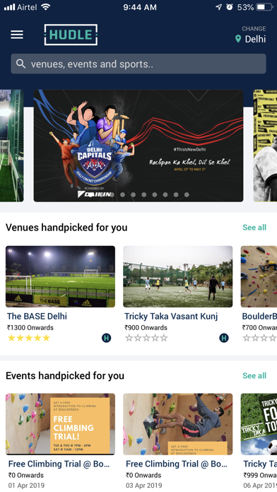 Hudle: Find Sports Activities screenshot 2