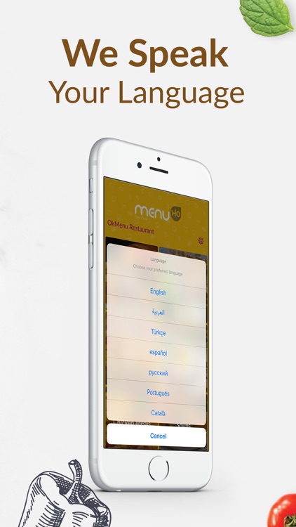 Ok Menu - Restaurants Menu App