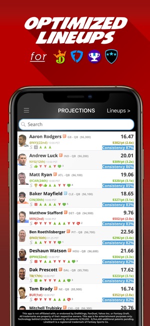 LineStar DFS - Daily Fantasy(圖1)-速報App