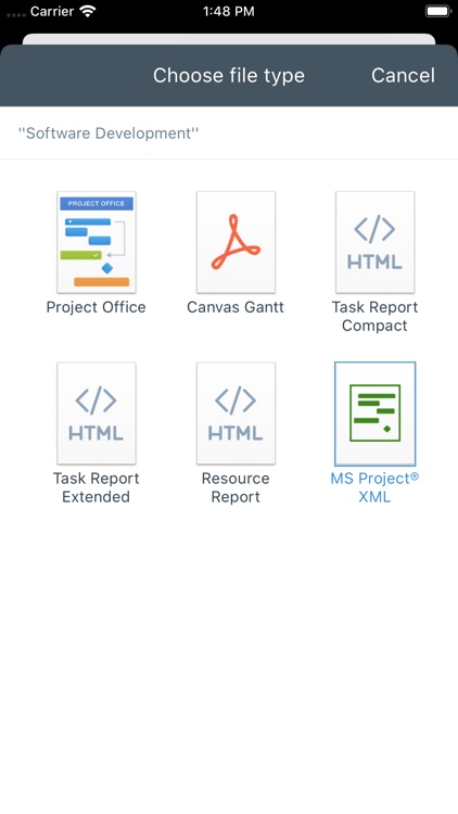 Project Office: Gantt chart