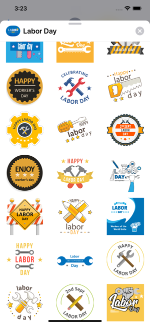 Labor Day USA 2019 Stickers(圖3)-速報App