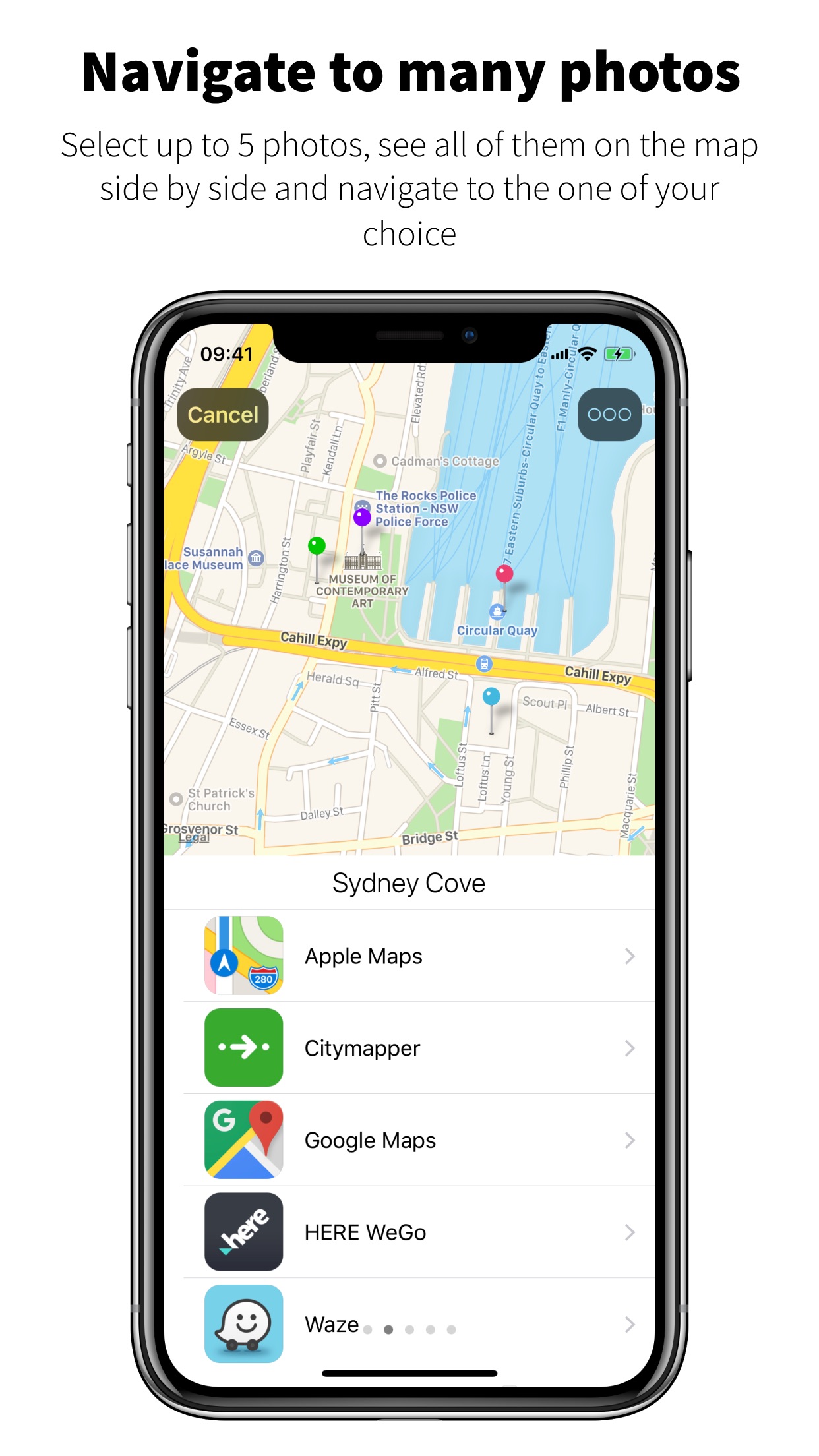 Screenshot do app Navigate to Photo