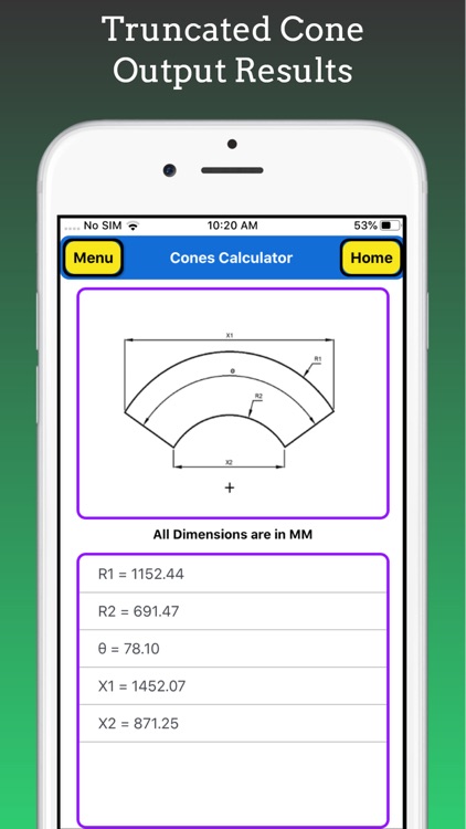 Cones Calculator Pro screenshot-3