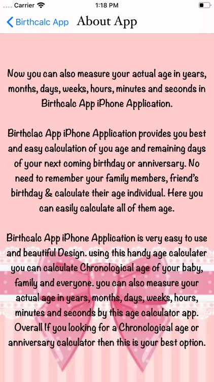 Birthcalc App screenshot-4
