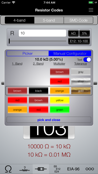 How to cancel & delete Resistor ToolKit, Color Codes from iphone & ipad 4