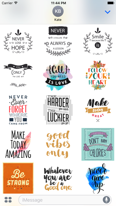 Screenshot #3 pour Animated INSPIRATIONAL Quotes