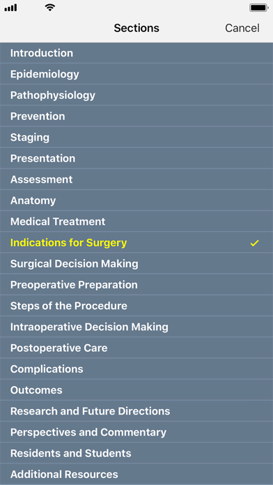 APSA Pediatric Surgery Library Screenshot