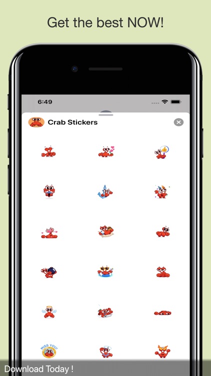 Crab Stickers Best of Crabs