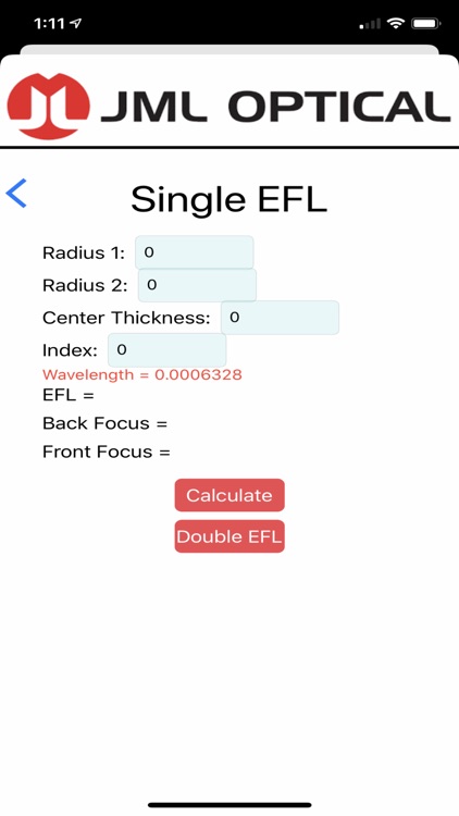 JML Optical Calculator