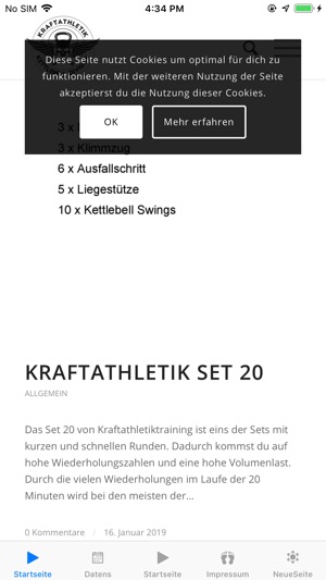 Kraftathletik-Training