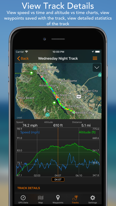 GPS Tracks Screenshots