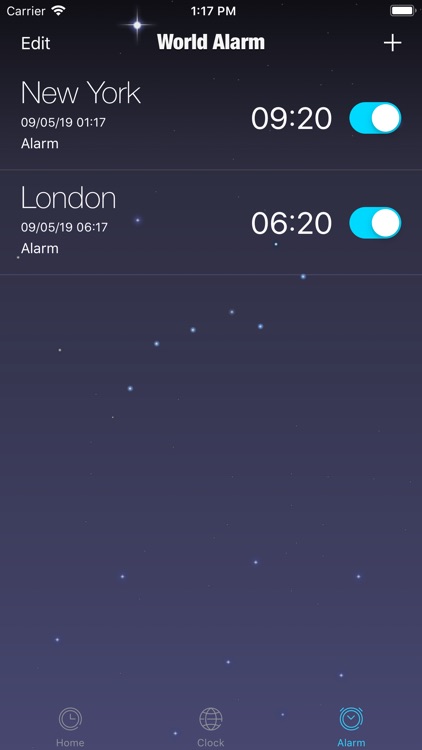 TZ Alarm - Set Clock Anywhere