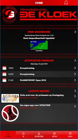 Game screenshot Tennisschool de Kloek apk