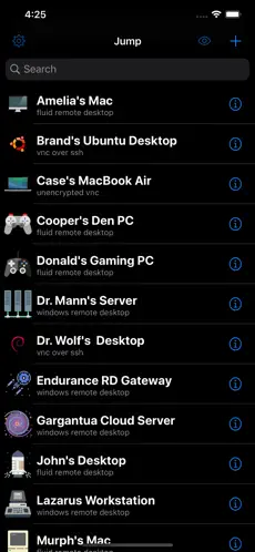 Screenshot 1 Jump Desktop (RDP, VNC, Fluid) iphone