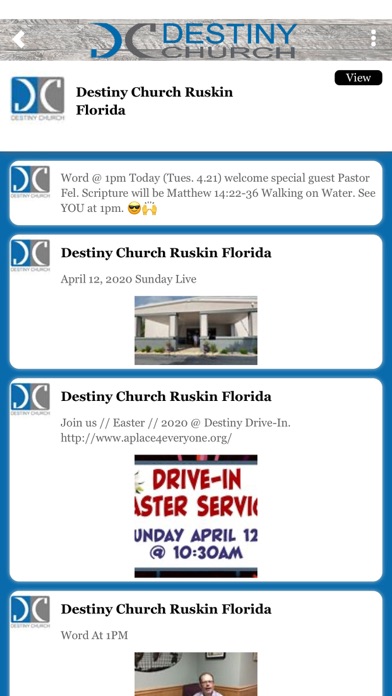 Destiny Church FL screenshot 2