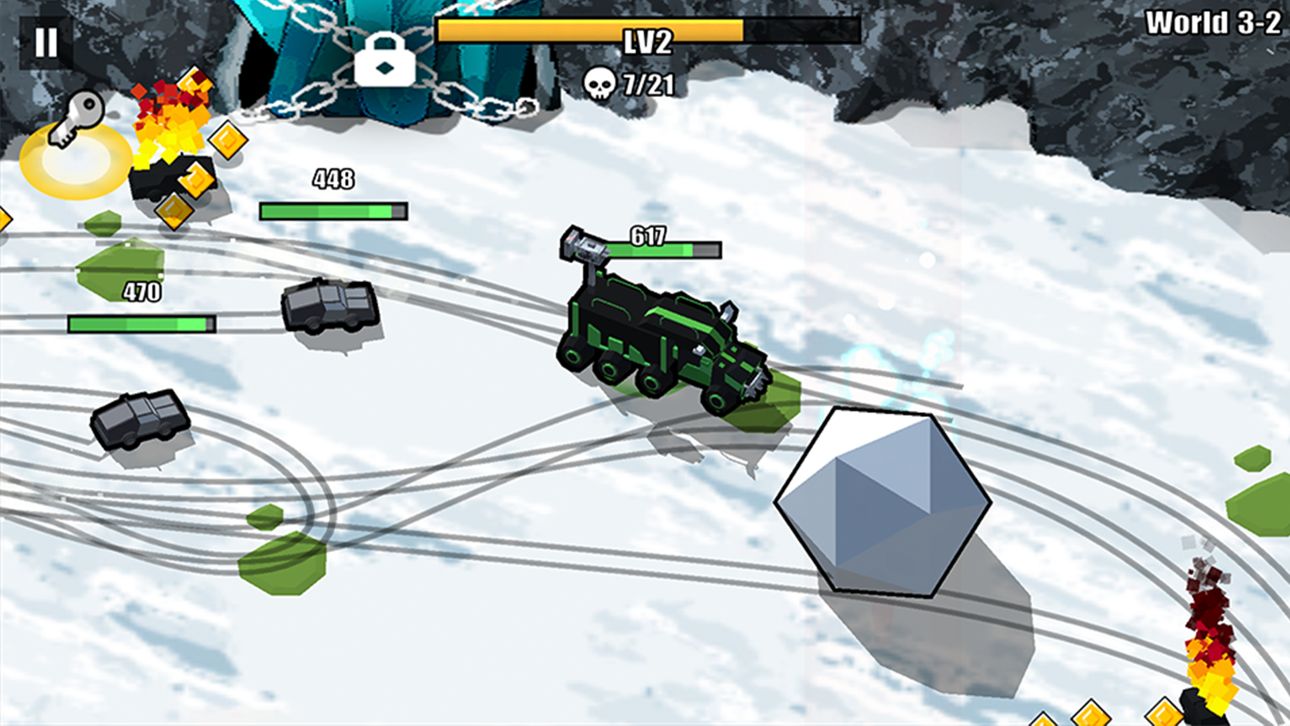 Tough Road Hack screenshot 3 - iOS game interface