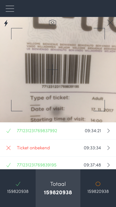 Global Ticket Scan App screenshot 2
