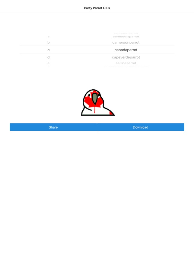Party Parrot Gifs をapp Storeで