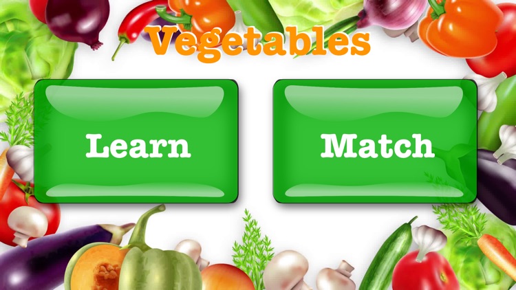 Matching same vegetables