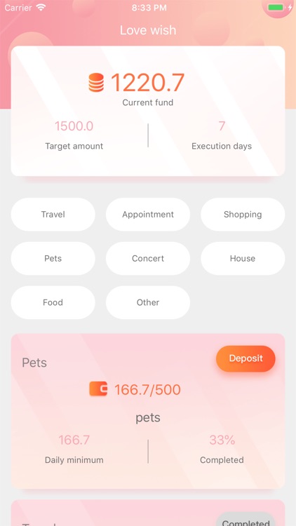 Love wish - Add plan