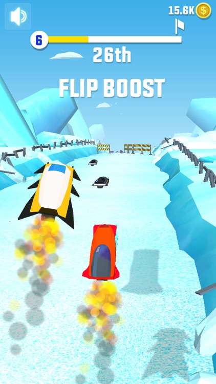 Flippy Snow Rider Race screenshot-3