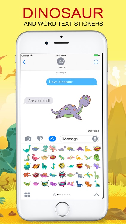 Dinosaur & Text Sticker Emojis screenshot-4