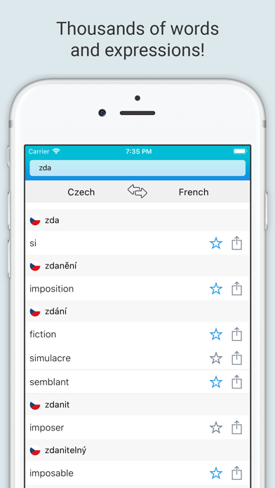 French Czech Dictionary + screenshot 3