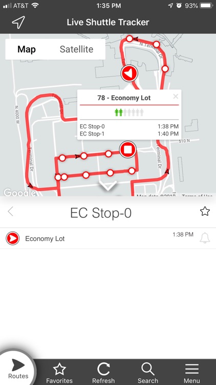 SLC Airport Shuttle Tracker