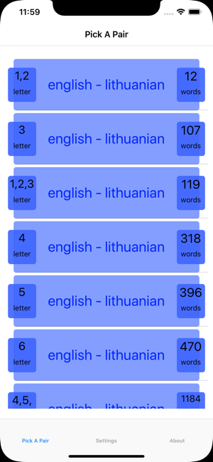 PickAPair Lithuanian - English(圖1)-速報App