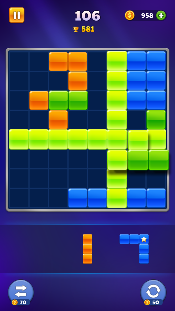 Perfect Block Puzzle Hack screenshot 8 - iOS game interface