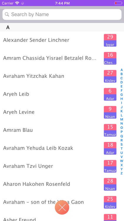 Gedolim Yartzeits screenshot-4