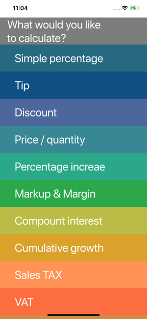 Percent, Percentage Calculator