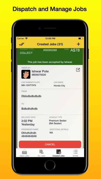 How to cancel & delete TAXI CHARGE - Get Taxi Jobs from iphone & ipad 4