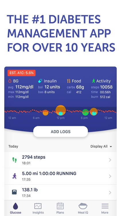 Glucose Buddy+ for Diabetes screenshot-0