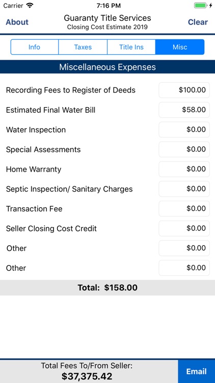 GTS Closing Cost Estimate screenshot-3