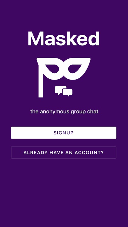 Masked - Anonymous Group Chat