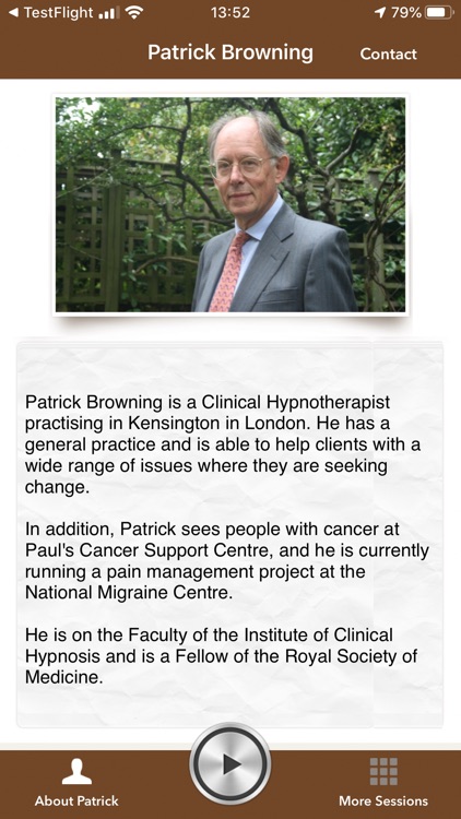 Self-hypnosis Patrick Browning