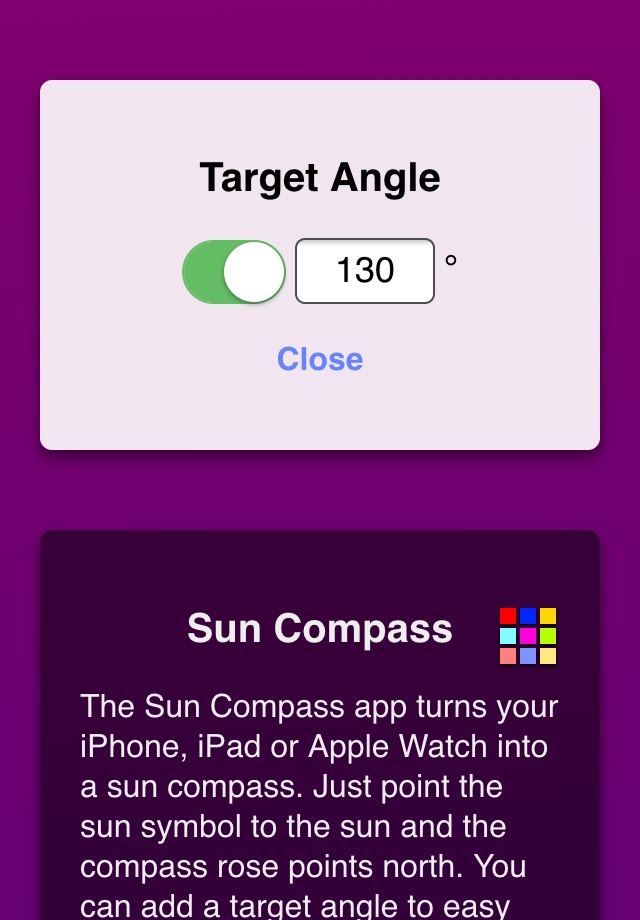 Sun Compass App screenshot 2