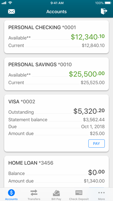 Tidemark FCU screenshot 2