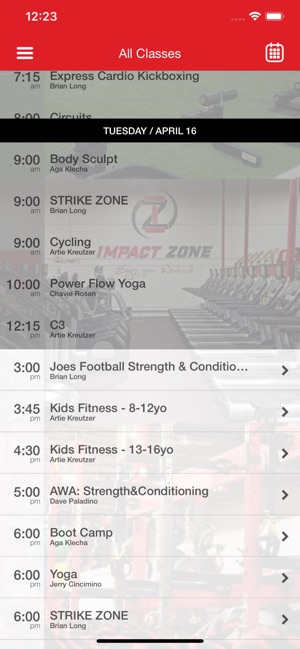 Impact Zone Fitness and Sports(圖3)-速報App