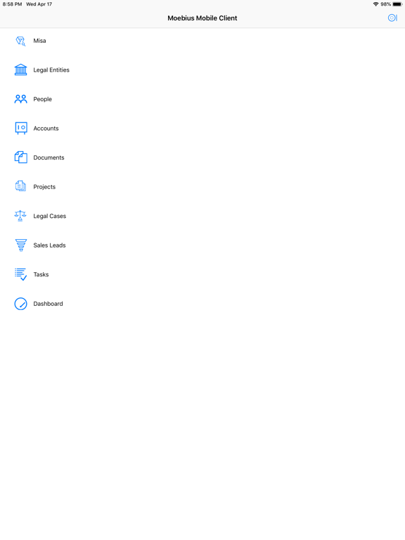 Moebius Mobile Client screenshot 3