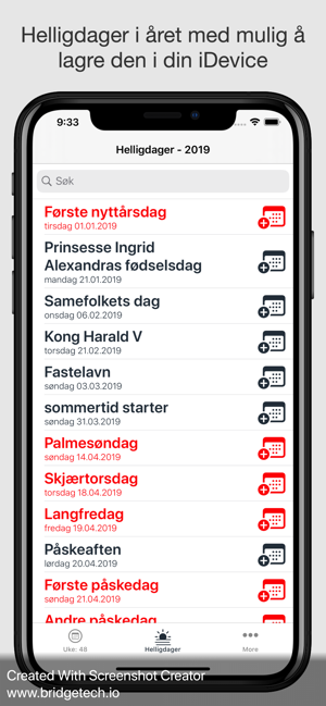 Ukenummer - ukenummer på badge(圖7)-速報App