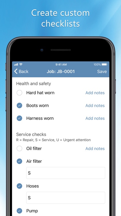 My Jobs - Job sheet app screenshot-3
