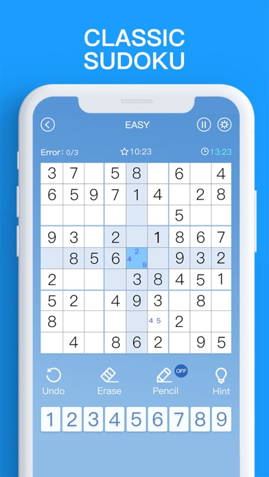 Sudoku - Classic Puzzles screenshot1