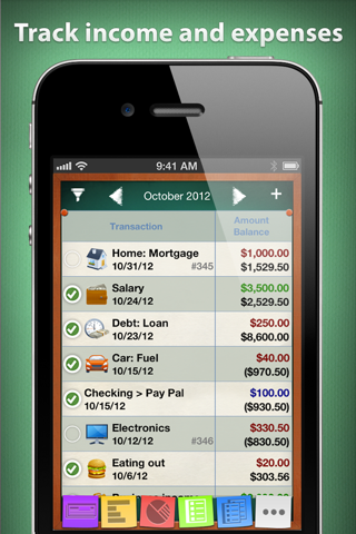 Checkbook HD: Personal finance screenshot 2