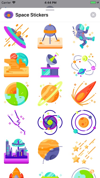 Cool Space Stickers