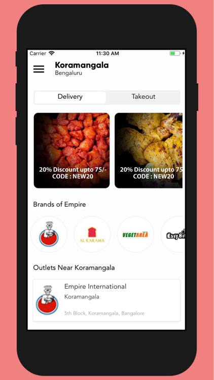 Hotel Empire Food Ordering App