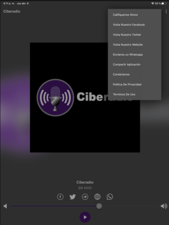 Screenshot #6 pour Ciberadio