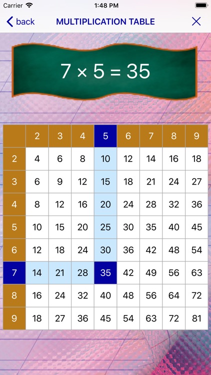 Workout multiplication table screenshot-3