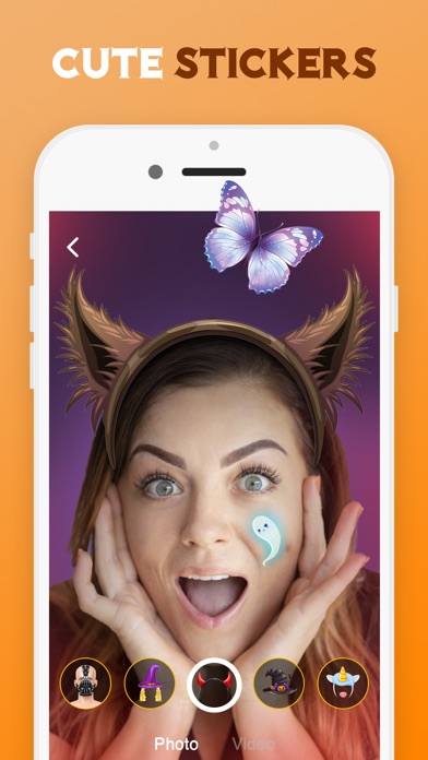 HujiCam: Fun Face Filters Camのおすすめ画像3